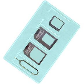 Sim Card Adapter Kit Includes Nano Sim Adapter/Micro Sim Adapter/Needle/Storage Sheet, Pack of 1