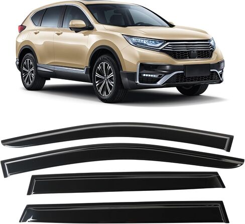 4PCS Window Visors Deflectors Vent Guards Sun Wind Rain Shield fit for 2007-2013 Silverado 1500, for Sierra 1500 Crew Cab Window Visors in Saudi Arabia