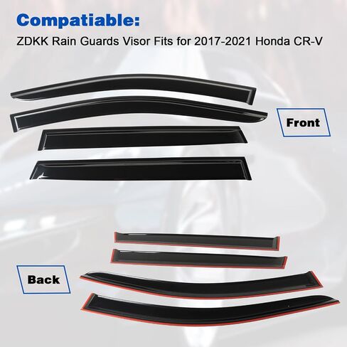4PCS Window Visors Deflectors Vent Guards Sun Wind Rain Shield fit for 2007-2013 Silverado 1500, for Sierra 1500 Crew Cab Window Visors in Saudi Arabia