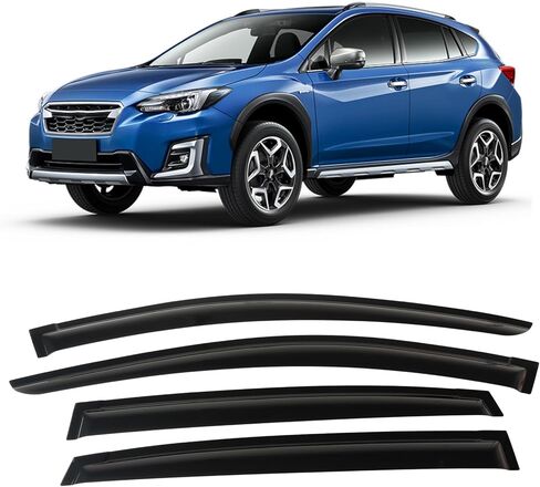 4PCS Window Visors Deflectors Vent Guards Sun Wind Rain Shield fit for 2007-2013 Silverado 1500, for Sierra 1500 Crew Cab Window Visors in Saudi Arabia