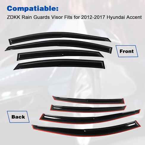 4PCS Window Visors Deflectors Vent Guards Sun Wind Rain Shield fit for 2007-2013 Silverado 1500, for Sierra 1500 Crew Cab Window Visors in Saudi Arabia