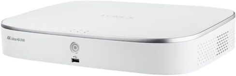 Lorex D841A82 4K Ultra HD Analog 8 Channel 1HDD 2TB Security DVR مع كشف الحركة المتقدم والتحكم الصوتي المنزلي الذكي، Lorex Home، أبيض (M.) (متجدد) in Saudi Arabia