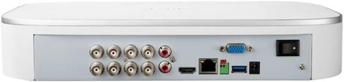 Lorex D841A82 4K Ultra HD Analog 8 Channel 1HDD 2TB Security DVR مع كشف الحركة المتقدم والتحكم الصوتي المنزلي الذكي، Lorex Home، أبيض (M.) (متجدد) in Saudi Arabia