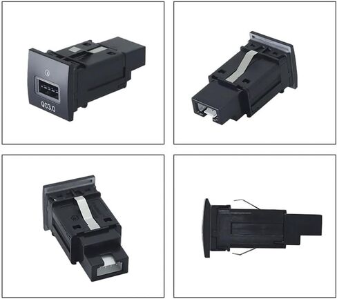 لسيارة VW Golf 6 Jetta 5 MK5 Scirocco 06-12 QC3.0 Type C PD USB مقبس شاحن سيارة سريع غير مدمر بديل 12 فولت/24 (موصل USB) in Saudi Arabia