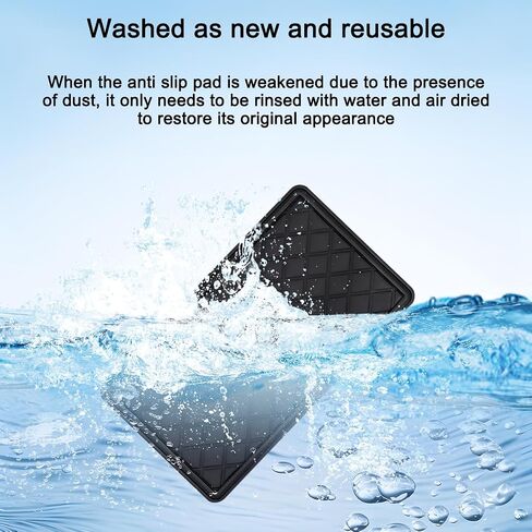Car Dashboard Anti-Slip Mat, Adhesive Vehicle Dash Rubber Pad, Multi-Functional Auto Sticky Gripping Interior Fixing Accessories, Universal for Vehicle, SUV, Truck and More in Saudi Arabia