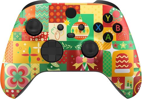 eXtremeRate Replacement Shell for Xbox Series X & S Controller - Unleash Your Style - Celestial Serpent's Embrace Custom Acessories Skin Front Housing Cover for Xbox Core Controller [Control Without] in Kuwait