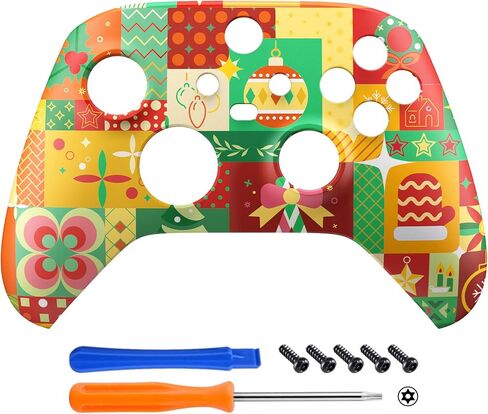 eXtremeRate Replacement Shell for Xbox Series X & S Controller - Unleash Your Style - Celestial Serpent's Embrace Custom Acessories Skin Front Housing Cover for Xbox Core Controller [Control Without] in Kuwait