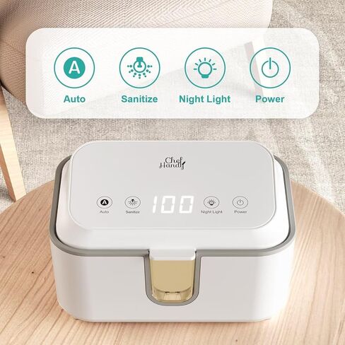Baby Wipe Warmer, Wipes Warmer, Diaper Wipe Warmer with UV Sanitizer, 3 Temperature Settings & Night Light, Large Capacity, Even Heating, Wet Wipes Dispenser for Babies (White) in Saudi Arabia
