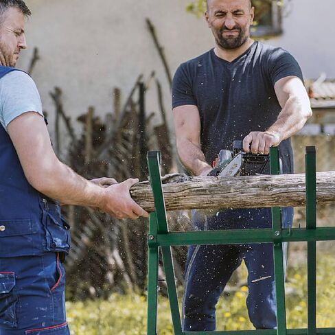 Adjustable Log Sawhorse - Collapsible Saw Horse - Log Cutting Sawbuck - Capacity Sawbuck for Firewood - Heavy Duty Log Stand for Cutting Splitting (Enlarged) in Saudi Arabia