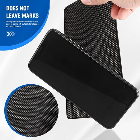 Dashboard Non Slip Mat - Universal Car Mat Dash Accessories, Anti-Slip Rubber Holder Pad, Sticky Gripping Mat PU Gel Dashboard Cover for Phone Sunglasses Keys Coins in Saudi Arabia