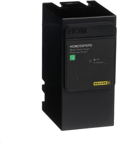 مربع D - HOM250PSPD جهاز حماية من اندفاع المنزل بالكامل، 50 كيلو أمبير، 120/240 فولت، مرحلة واحدة، بدون أسلاك، قابس محايد in Saudi Arabia