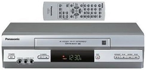 Panasonic PV-V4525S 4-Head VCR, Silver (Renewed) in Saudi Arabia