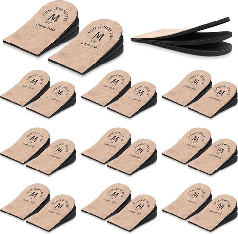 Panitay 10 Pair Adjustable Orthopedic Heel Lift Height Increase Insole Orthopedic Shoe Lifts Men Women Heel Lifts for Achilles Tendonitis Heel Cushions for Heel Relief, Length Discrepancies (Large) in Saudi Arabia