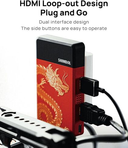 نظام نقل الفيديو اللاسلكي Shimbol TP MINI مع حامل الحذاء الساخن، جهاز إرسال واستقبال HDMI نطاق نقل 600 قدم 0.07 ثانية تصميم حلقة HDMI منخفضة الكمون in Kuwait