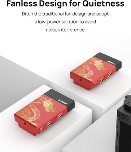 نظام نقل الفيديو اللاسلكي Shimbol TP MINI مع حامل الحذاء الساخن، جهاز إرسال واستقبال HDMI نطاق نقل 600 قدم 0.07 ثانية تصميم حلقة HDMI منخفضة الكمون in Kuwait