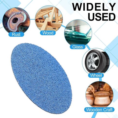 150 Pcs 3 Inch Sanding Discs Quick Change Zirconia Roll Lock Sanding Disc Assorted Grits 36 60 80 for Die Grinder Surface Strip Grind Polish Finish Burr Rust Paint Removal in Saudi Arabia