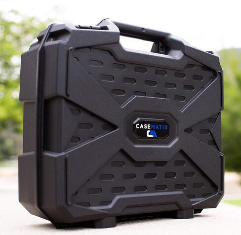 حقيبة سفر CASEMATIX متوافقة مع Starlink Mini، وKickstand، ومحول الأنابيب، والكابلات، وإمدادات الطاقة والمزيد - حقيبة تخزين محمولة ذات هيكل صلب مع طبقة داخلية من الفوم الممتص للصدمات قابلة للتخصيص in Kuwait