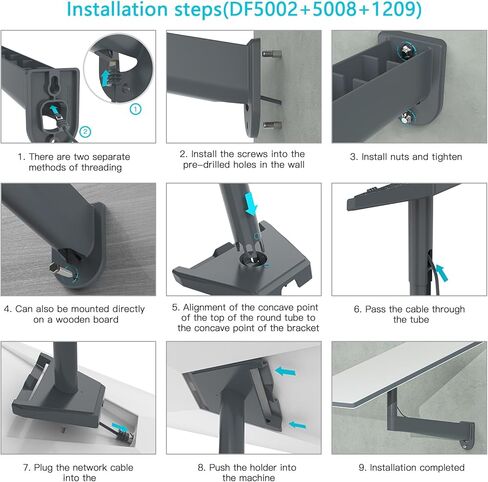 حامل Starlink Gen 3، حامل جداري Starlink Gen 3/V3، حامل سقف، حامل عمود، حامل طويل على الحائط، تركيب متوافق مع مجموعة Starlink Standard Gen 3 in Kuwait