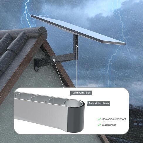 حامل Starlink Gen 3، حامل جداري Starlink Gen 3/V3، حامل سقف، حامل عمود، حامل طويل على الحائط، تركيب متوافق مع مجموعة Starlink Standard Gen 3 in Kuwait