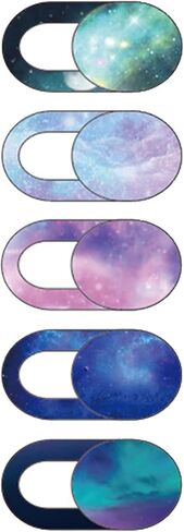 TENOC Webcam Cover, Camera Privacy Cover Slide for Laptop/Cell Phone/iPad/PC/Tablet, Protect Your Privacy and Security, 5 Pcs, Black in Kuwait