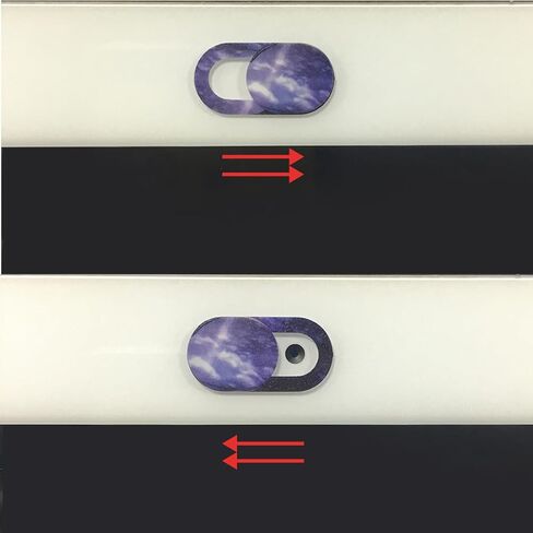 TENOC Webcam Cover, Camera Privacy Cover Slide for Laptop/Cell Phone/iPad/PC/Tablet, Protect Your Privacy and Security, 5 Pcs, Black in Kuwait