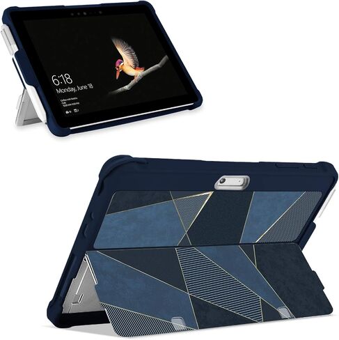 for Surface Go 3 Case Surface Go 2 Case, Surface Go Case, Shockproof Rugged Folio Surface Go 3/ Go 2/ Go Protective Case Cover Compatible with Microsoft Surface Go 2/ Go 3/ Go 10 inch Tablet in Kuwait