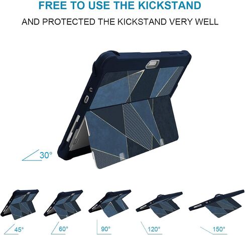 for Surface Go 3 Case Surface Go 2 Case, Surface Go Case, Shockproof Rugged Folio Surface Go 3/ Go 2/ Go Protective Case Cover Compatible with Microsoft Surface Go 2/ Go 3/ Go 10 inch Tablet in Kuwait