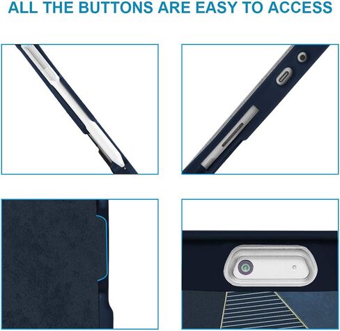 for Surface Go 3 Case Surface Go 2 Case, Surface Go Case, Shockproof Rugged Folio Surface Go 3/ Go 2/ Go Protective Case Cover Compatible with Microsoft Surface Go 2/ Go 3/ Go 10 inch Tablet in Kuwait