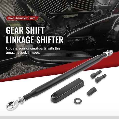 Newsmarts CNC Gear Shift Linkage Shifter استبدال لـ Harley Davidson Road Street Dyna Softail Touring Electra Glide Road King 1980-2020 in Saudi Arabia