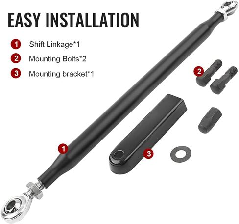 Newsmarts CNC Gear Shift Linkage Shifter استبدال لـ Harley Davidson Road Street Dyna Softail Touring Electra Glide Road King 1980-2020 in Saudi Arabia