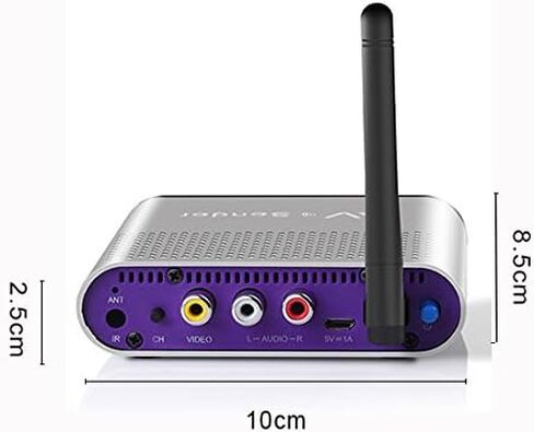 Wireless av Transmitter and Receiver measy AV530 TV Transmitter and Receiver up to 300m/1000ft to Camera,Monitor,TV - Silver, RCA Extender in Kuwait