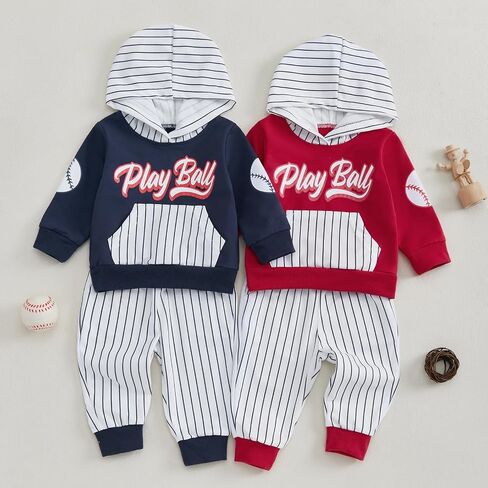 Infant Baby Boy Hooded Dinosaur Fall Outfit Contrast Sweatshirt Pant Set | Toddler Baby Boy Dinosaur Clothes Long Sleeve Hooded Sweatshirt Pant Set Infant 6 12 18 Months 2T 3T Dinosaur Clothes in Saudi Arabia