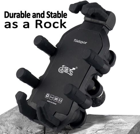Mobile Phone Holder Motorcycle Phone Mount Bicycle Handlebar Phone Holder Cell Phone Mount Anti-Shock Installation of Handlebar for iPhone,Samsung,LG(CD3463) in Saudi Arabia