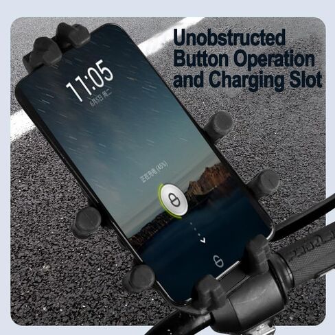 Mobile Phone Holder Motorcycle Phone Mount Bicycle Handlebar Phone Holder Cell Phone Mount Anti-Shock Installation of Handlebar for iPhone,Samsung,LG(CD3463) in Saudi Arabia