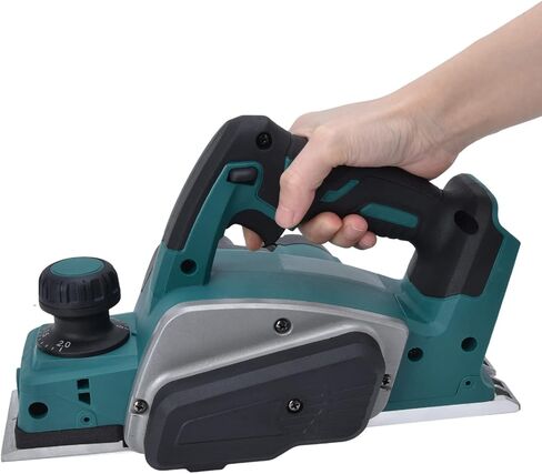 Electric Hand Planer, Cordless 3-1/4" Wood Planer with 2mm Adjustable Planing Depth, 15000r/min Handheld Power Hand Planer for Woodworking, Trimming, Wood Planing, Surface Smoothing in Saudi Arabia