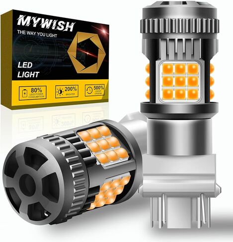 3156 3157 لمبة LED بيضاء 6000K ضوء عكسي 300% أكثر سطوعًا 3056 3057 4157 3047 4057 3457 مصابيح LED تناسب الضوء الخلفي، ضوء احتياطي، DRL، ضوء انتظار الفرامل، حزمة من 2 in Kuwait