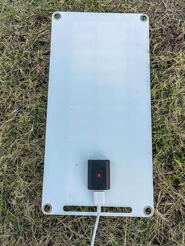 HUYINGC Solar power Charger with 6 Watt Portable Solar Panel for 1.2V AA & AAA Ni-MH Ni-CD Household Rechargeable Batteries and with 5V USB Output for cellphone or other Batteries needed charging-Blac in Saudi Arabia