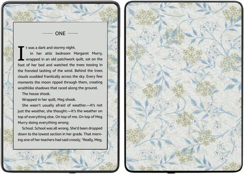 MightySkins Carbon Fiber Skin for Amazon Kindle Paperwhite 2018 (Waterproof Model) - Acanthus | Protective, Durable Textured Carbon Fiber Finish | Easy to Apply, Remove| Made in The USA in Saudi Arabia