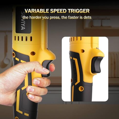 3/8" Cordless Ratchet Wrench Compatible With Dewalt 20V MAX Battery, 74Ft-Lbs Brushless Motor Power Ratchet Wrench with 1/4" Adapter, Power Electric Ratchet drive (Tool Only) in Kuwait