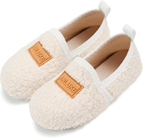 ANLUKE Kids Toddler Slippers Boys Girls Indoor House Shoes Non-Slip Slippers Socks Outdoor Warm Walking Shoes in Saudi Arabia
