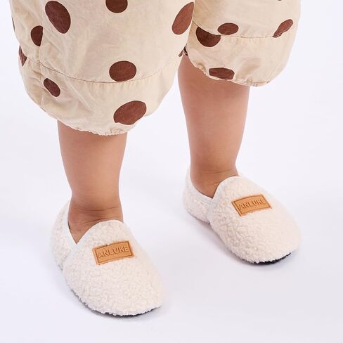 ANLUKE Kids Toddler Slippers Boys Girls Indoor House Shoes Non-Slip Slippers Socks Outdoor Warm Walking Shoes in Saudi Arabia