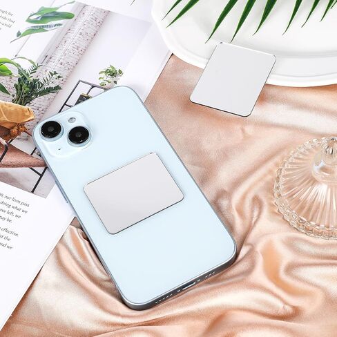 3 PCS Mirror Decal for Phone Mirror Sticker Rectangle Mirror Smartphone Charm Phone Acrylic Adhesive Stick-on Make up Mirror Back Mirror Phone Case Mirror for Phone Back in Saudi Arabia