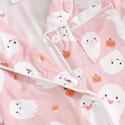Balaflyie Baby Girl Button Down Pajamas Romper One-Piece Jumpsuit Long Sleeve Sleeper Infant Sleepwear in Saudi Arabia