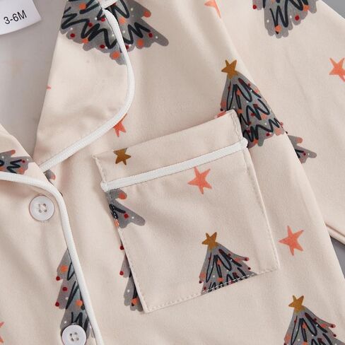 Balaflyie Baby Girl Button Down Pajamas Romper One-Piece Jumpsuit Long Sleeve Sleeper Infant Sleepwear in Saudi Arabia