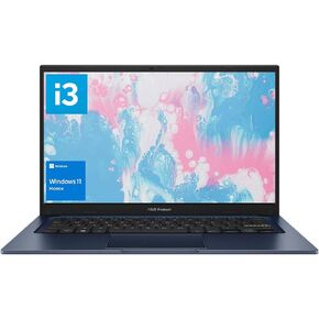 ASUS Vivobook Laptop, 14" FHD Display, i3-1215U, 16GB RAM, 512GB SSD, Wi-Fi 6, HDMI, Webcam, Touchpad, Windows 11 Home, Blue