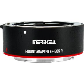 MR-EFTR-A Metal Lens Adapter EF-EOSR Auto-Focus Mount Converter for Canon EF/EF-S Lens to EOS-R EOS-RP R5 R6 R7 R10 C70 and RED Komodo Cameras