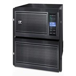 APC Network UPS, 3000VA Smart-UPS Sine Wave, Short Depth UPS with Extended Run Option, SMX3000LVNC, Network Management Card, Tower/4U Rack Convertible, Line-Interactive, 120V black