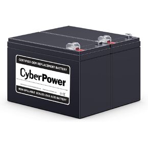 CyberPower RB1290X2 UPS Replacement Battery Cartridge, Maintenance-Free, User Installable, 12V/9Ah