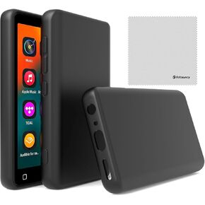 Case for innioasis G1 G3 Mp3 Player 4.0 inch,Fotosuncy Slim Fit Soft TPU Matte Case with Cleaning Cloth Black