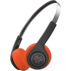 سماعات JLab Rewind 2 اللاسلكية الرجعية، وقت تشغيل يزيد عن 20 ساعة، دعم التطبيق، بلوتوث متعدد النقاط + مشاركة لاسلكية، صوت EQ3 مخصص، عناصر تحكم في الموسيقى، تصميم إرتداد 80s 90s، أسود in Kuwait